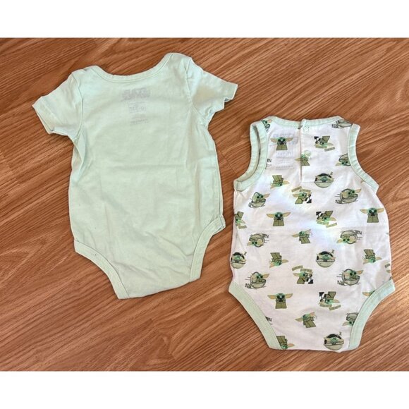 Star Wars Baby Yoda Bodysuits 2-Pack Unisex 0-3M - Picture 6 of 6